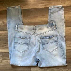 Mudd High Rise Ankle Jegging Jeans Denim Size 9 Casual Women's Light Wash